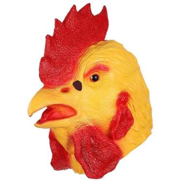 Imagem de Máscara Funny Rooster Resin Animal Fantasia Festa de Halloween - yiwei