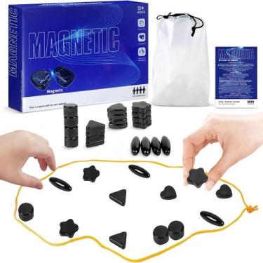 Imagem de Conjunto de jogos de xadrez HLSM Magnetic Effect com pedras magnéticas