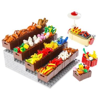 Imagem de Cozinha de supermercado Toy BloxBrix City com 190 unidades para crianç