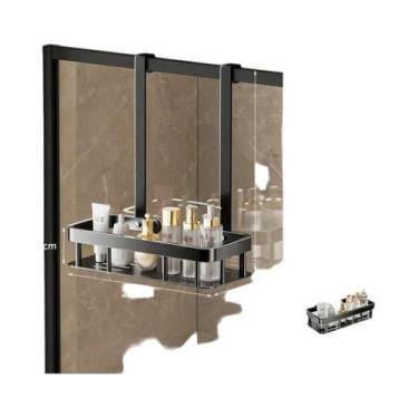 Imagem de Prateleira De Armazenamento Para Banheiro Montada Na Parede, Organizad