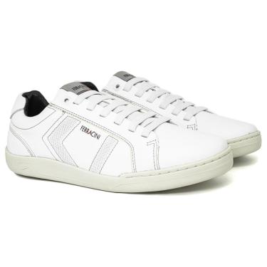 Imagem de Sapatênis Ferracini Lexus Cadarço Elástico Couro Legítimo Palmilha Macia Confortável 7052-267-Masculino