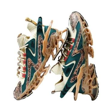 Imagem de Tênis Casuais Masculinos Respiráveis Para Corrida, Luxuosos, Estilo Fa