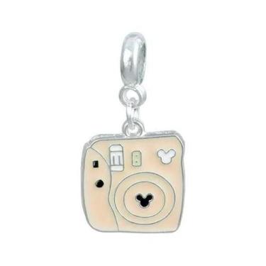 Imagem de Pingente Camera Polaroid Mickey Prata Pulseiras Berloques - Pulseiras 