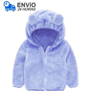 Imagem de Jaqueta Infantil Menino Urso Inverno Fleece Plush Inverno - anjo da ma