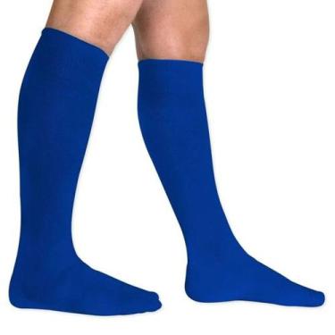 Imagem de Meia Adulto Futebol Esportiva Azul - 4171 - Selene, 34/38, Azul
