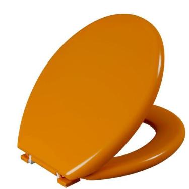 Imagem de Assento Privada Macio Almofadado Tampa Vaso Sanitário Universal Oval D