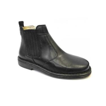 Imagem de Bota Opananken de Couro Anatomica Masculina 18401 Preto, 42, Preto