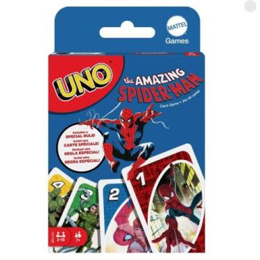 Imagem de Jogo De Cartas Uno Marvel Sipeder Man Mattel