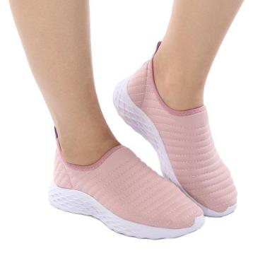 Imagem de tênis meia calce facil  - DELLA SHOES, Lilás, 38