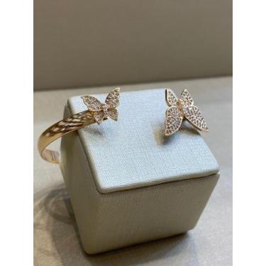 Imagem de bracelete borboleta - baiana semi joias 
