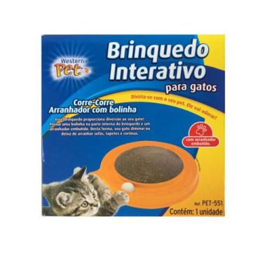 Imagem de Arranhador P/ Gatos Com Bolinha Interativo Divertido - WESTERN PET