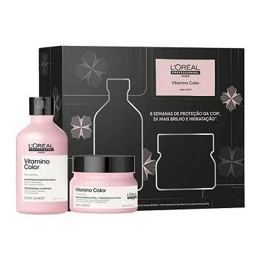 Imagem de Loreal kit mascara + shampoo vitamino color