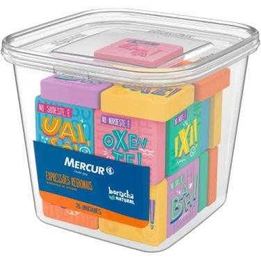 Imagem de Borracha Decorada Expressoes Regionais Sortida POTE-26 - Mercur
