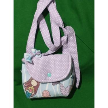 Imagem de Bolsa Infantil Lacinhos -  Tecido semi impermeavel, forrada, resistent