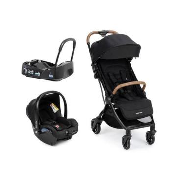 Imagem de Carrinho Travel System Eva³ Trio Maxi Cosi Essential Black