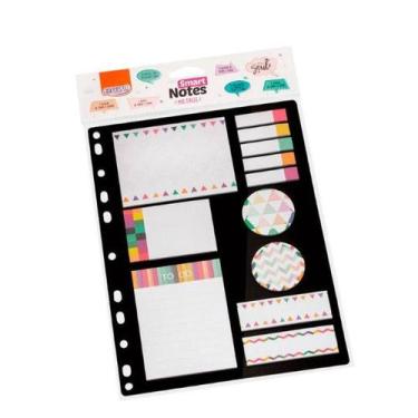Imagem de Bloco Smart notes Multiples - geométrico c/ 25fls e 12 blocos - BRW