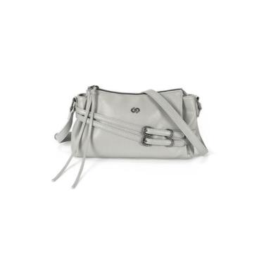 Imagem de Bolsa Sarah Transversal Feminina Gash, Cinza, Único