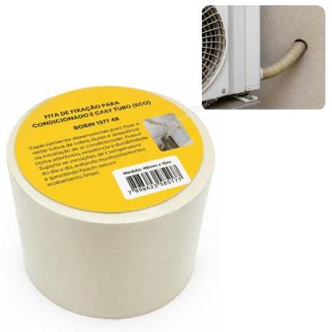Imagem de Fita de Fixação para ArCondicionado 6cm x 15m Bege Ref BOM1377 - BomVi
