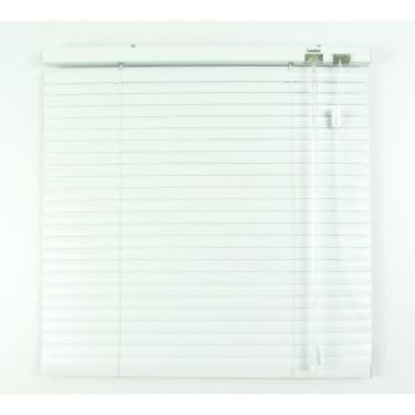 Imagem de Persiana Horizontal 25Mm Alumínio Crisdan Sem Furos Aparente Largura 1,00 X 1,40 Altura Branco