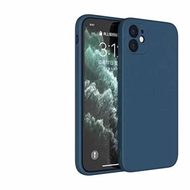 Imagem de Capa de silicone líquido quadrado para xiaomi redmi note 10 pro 9 9s 9t 11s mi 10t 11 lite 11t poco f3 m3 pro 5g x3 gt nfc capa macia, azul, para redmi 9