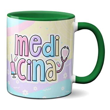 Imagem de Caneca Medicina Profissão Médica Profissional Presente (Verde)