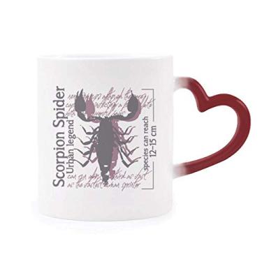 Imagem de Discover World Caneca com organismo marinho lagosta sensível ao calor Caneca vermelha que muda de cor