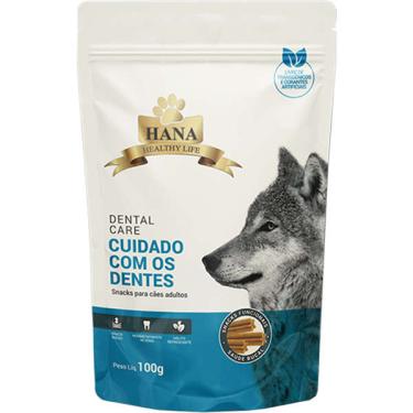 Imagem de Snack Hana Healthy Life para Cães Adultos Sabor Frango Cuidado com os Dentes - 100g