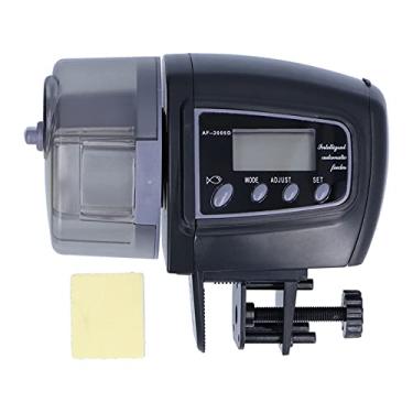 Imagem de BHDK Alimentador automático de peixe, alimentador automático à prova de umidade com 100 g de grande capacidade, dispensador elétrico programável para peixes pequenos, aquário, férias, fim de semana, feriado