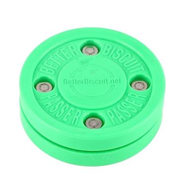 Imagem de Disco De Hóquei Em Gelo Verde Premium, Disco De Treinamento De Hóquei Em Rolo De Polioximetileno Durável Para Entusiastas De Patinação