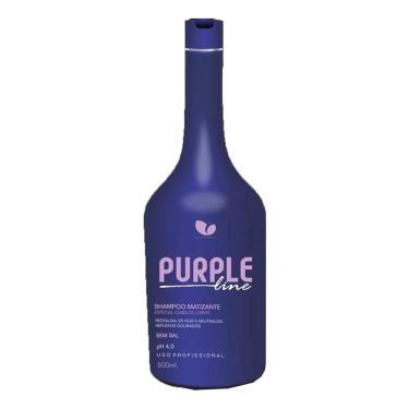 Imagem de Shampoo Desamarelador Matizante Hidratação 500 Ml Violeta