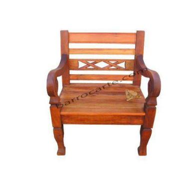 Imagem de Poltrona Rústica Gaia Em Madeira De Demolição - Cód 1067 - Barrocarte