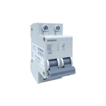 Imagem de Disjuntor Din Bifasico 5SJ1 Curva - C 25A 5SJ1225-7MB - Siemens, Branc