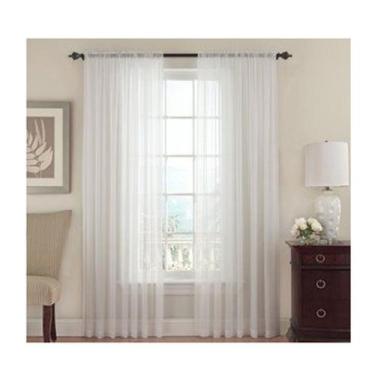 Imagem de Cortina Voil Quarto Bebe 6m X 2,80m P Varao - Chrisney Bordados, Branc