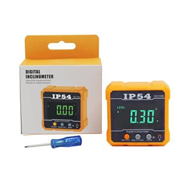 Imagem de TILER Ferramentas de Localizador de Ângulo Digital, Cubo de Ângulo Digital, Transferidores, Incliômetro com Mini Chave de Fenda, Base Magnética, Medidas de Graus e Pilhas 8119-7A