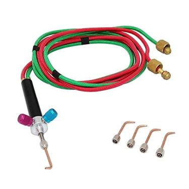 Imagem de Tocha de soldagem micro gás pequena tocha kit de solda kit de tocha de soldagem tocha de soldagem conjunto de armas de soldagem de oxigênio tocha acessórios manuais kit de tocha