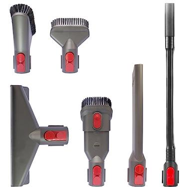 Imagem de Ferramenta flexível de fenda e acessórios de vácuo para Dyson V7 V8 V10 V11 V15 perfeitos para ventilação de secadora, detalhes de carro e limpeza de cantos – Kit de limpeza doméstica (acessório e ferramenta flexível para fendas)