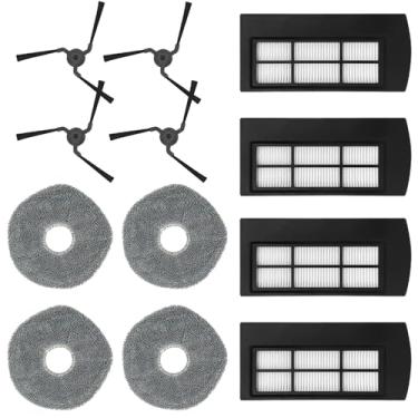 Imagem de Kit de acessórios de peças de reposição para aspirador de pó EUFY X9 SERIES, almofadas de esfregão de escova lateral, filtros HEPA, ferramentas de limpeza, peças de reposição para limpeza de casa e