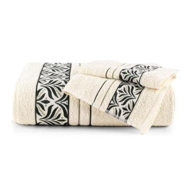 Imagem de Kit De Toalhas Banho e Rosto Sintra Nude - MTR ENXOVAIS LTDA
