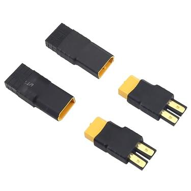 Imagem de 4 peças Amass XT60 macho fêmea plugue adaptador xt60 conector para carros de corrida RC, aviões, modelos de barco, carregador de bateria de lítio, adaptadores genuínos