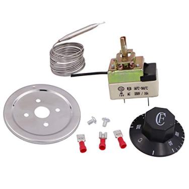 Imagem de Termostato de aquecedor 2m 50-300 graus F, termostato de frigideira, controle de temperatura, peças de fritadeira elétrica