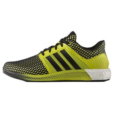 Imagem de adidas Tênis de corrida masculino Performance Solar Boost M, Amarelo semi solar/preto/amarelo semi solar, 39
