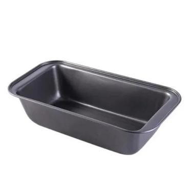 Imagem de Forma Assadeira Antiaderente Bolo Pão Retangular 27x15cm  Praticidade 