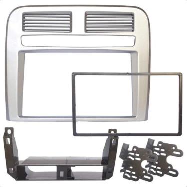 Imagem de Moldura 7 Polegadas 2 Din Punto 2008 2009 2010 2011 2012 Prata com Dut