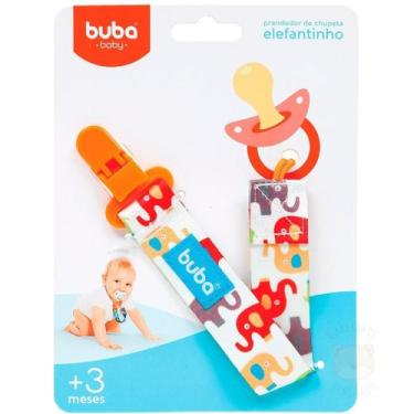 Imagem de Prendedor De Chupeta Elefantinho 7477BR - Buba Toys