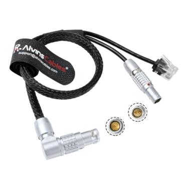 Imagem de Alvin's Cables Cabo de controle para ARRI ETH 10 pinos rotativo ângulo reto para RJ45 e 2 pinos macho 24V cabo de alimentação para ARRI Alexa Mini LF| LF| Mini| SXT| 35 câmera, Teradek COLR