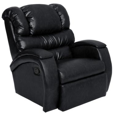 Imagem de Poltrona Do Papai Reclinável Giratória Balanço Zero Wall Biorne F05 Corano Preto B - Lyam Decor