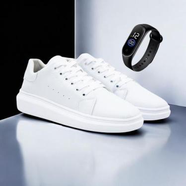Imagem de Kit Tênis Elegante Estilo Casual Masculino Oversized Sneaker - Hs, Cas