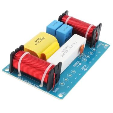 Imagem de DriSentri Crossover de 2 vias, 1 alto-falante de 120 W, divisor de frequência de áudio de 3 vias, 3 unidades de filtros crossover para alto-falantes