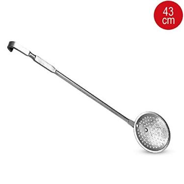 Imagem de Espumadeira (Escumadeira) de Alumínio Linha Hotel Nr. 12 43cmx12cm(D)