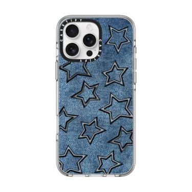 Imagem de CASETiFY Capa transparente para iPhone 16 Pro Max [não amarela/2 m. Proteção contra quedas de grau militar/compatível com Magsafe] - Star Denim - Transparente